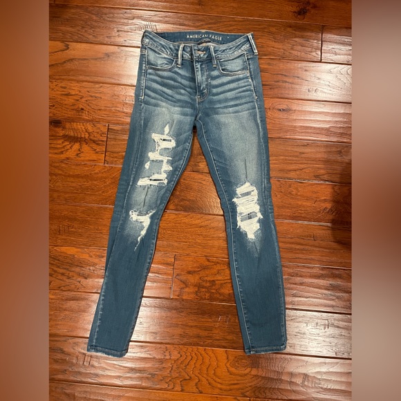 American Eagle Outfitters Denim - American Eagle Ripped Jegging